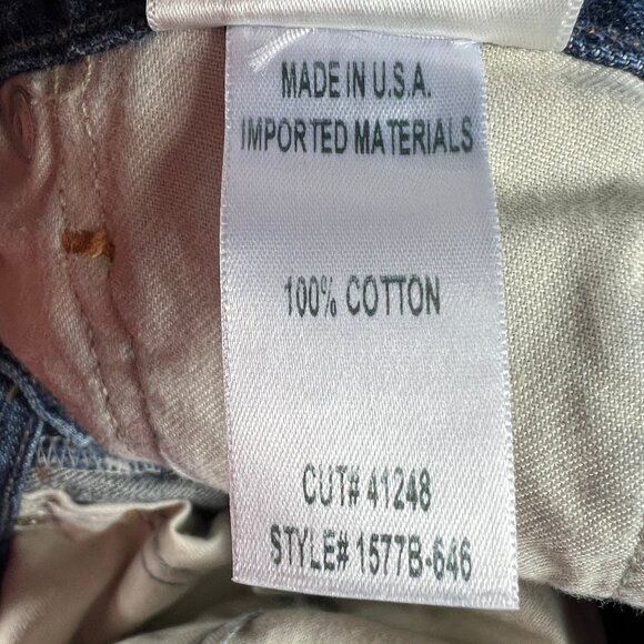 Citizens Of Humanity Jeans Womens 28x25* Liya Crop High Rise Floral Denim Tag 25 - Picture 9 of 16